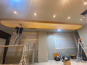 Transparan gergi tavan  modelleri