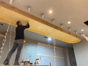 Transparan gergi tavan  modelleri